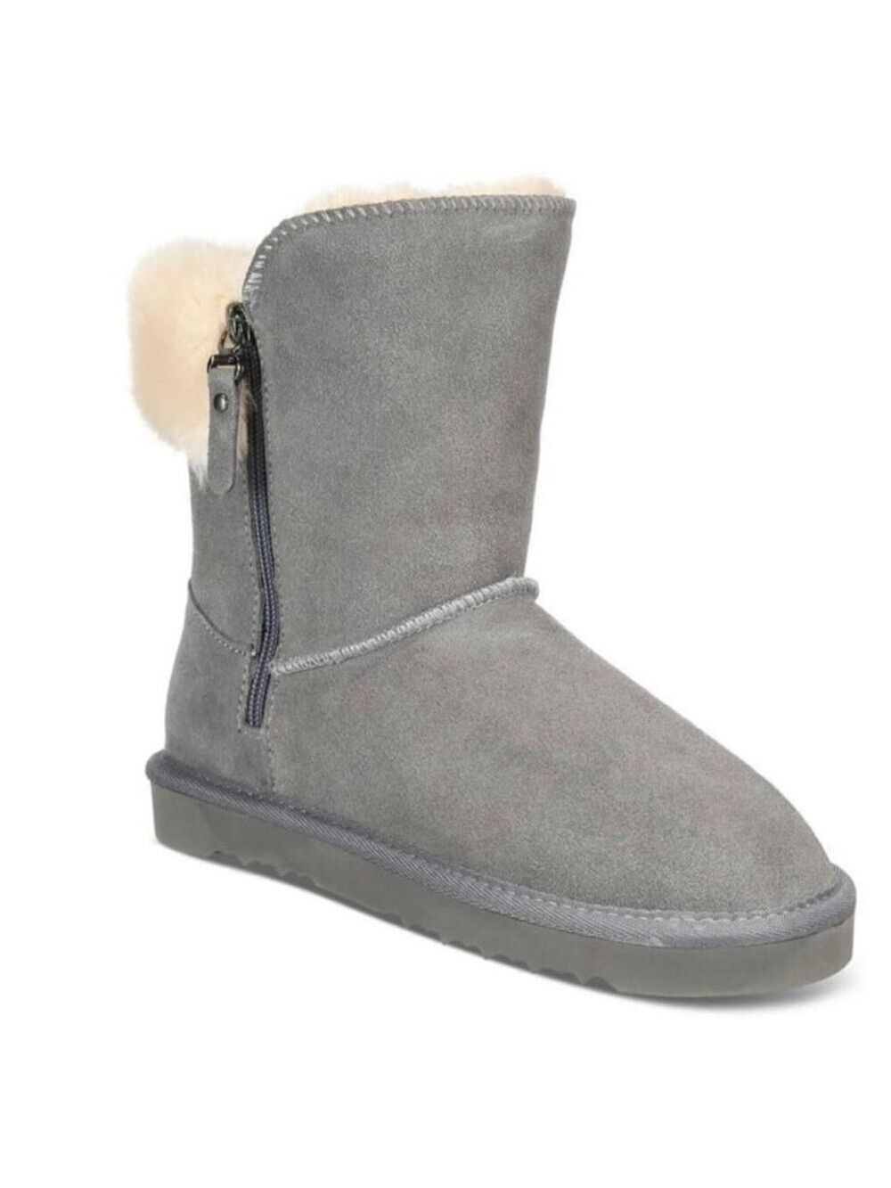 NIB Style & Co Maevee Faux Fur Lined Suede Booties